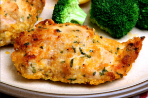 Baked Garlic Cheddar Chicken